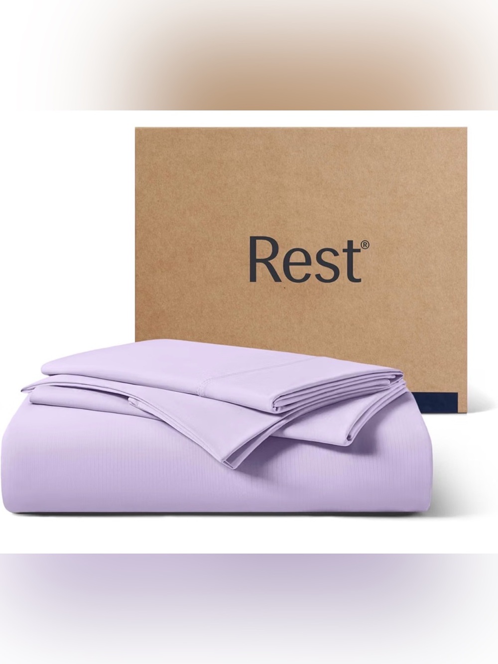 REST® Lavender breeze Cooling Fitted Sheet Hot Sleepers King Cool-to-Touch fabri